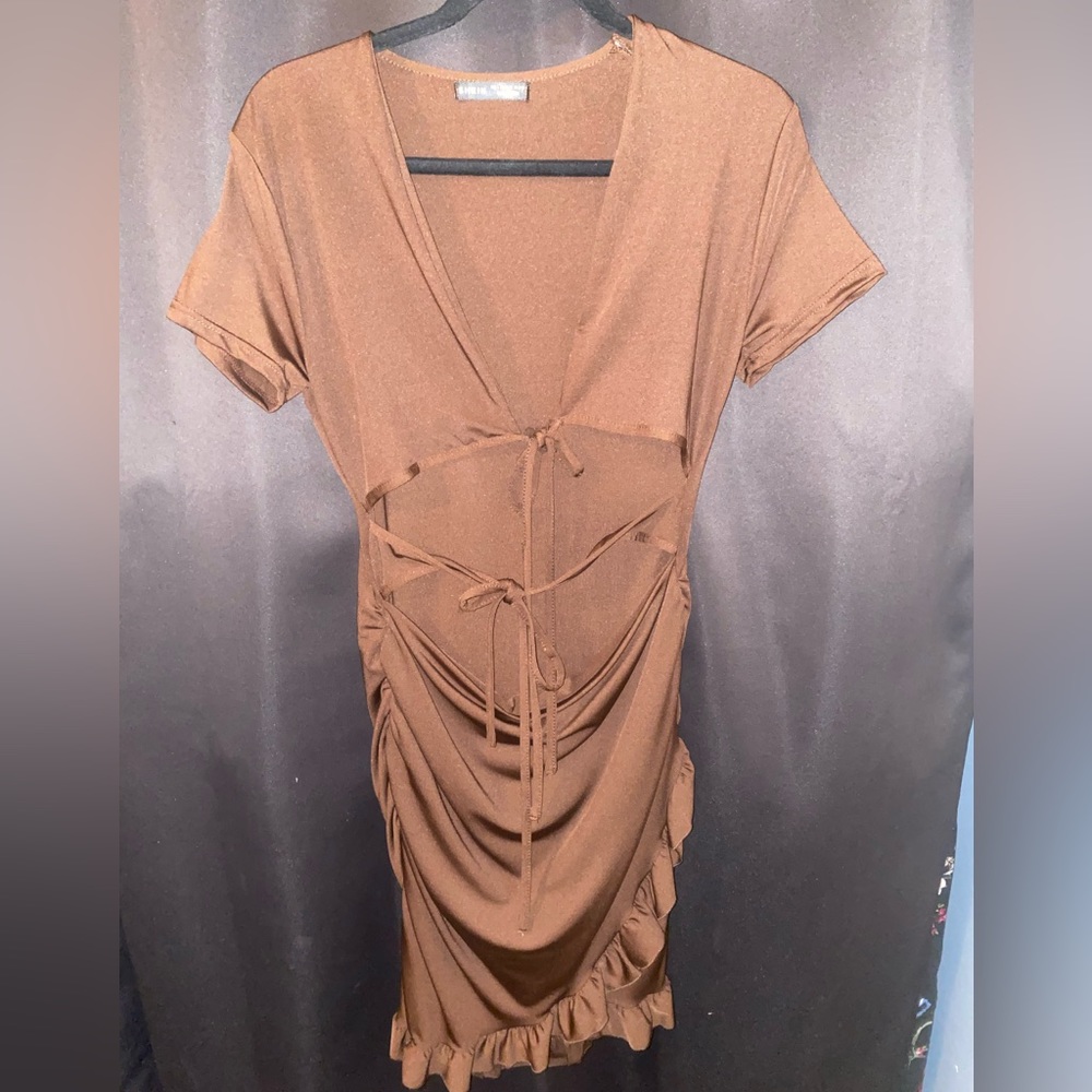 Mini cut out dress